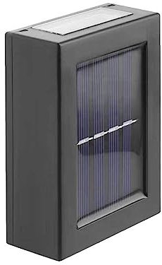 budiniao Luz de Pared con energía Solar Desmontable montada en la Pared IP65 Impermeable Sala de Estar Cocina jardín Patio Pasillo lámpara