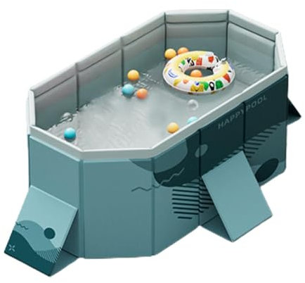 Piscina Gonfiabile Per Bambini, Piscina Da Cortile Pieghevole, Piscina Da Assemblare Facile, Piscina Per Bambini Portatile, Piscina Gonfiabile Domestica, Piscina Pieghevole All'Aperto, Piscina Da Cort