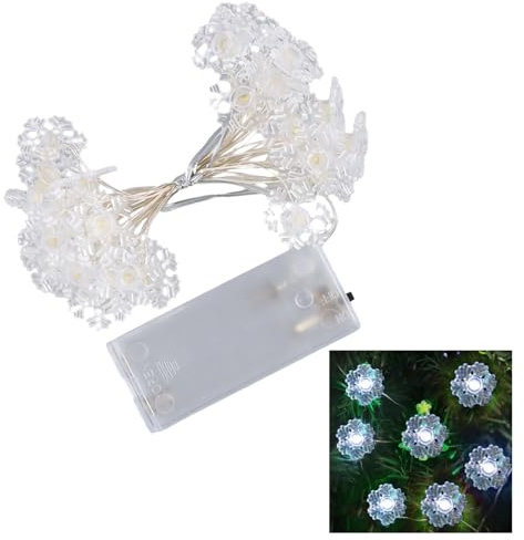 Jinlaili Cadena de Luces de Navidad, 3 Metros 30 LED Guirnalda Luces, Luces Led Decorativas para Árbol de Navidad, Cadena de luces para Partido Patio Navidad Decoración, Decoración para Navidad (C)