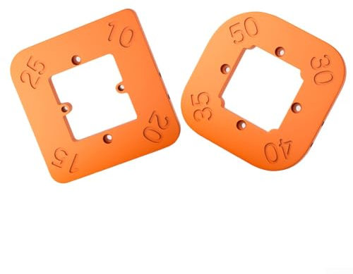 Raggio angolo router modelli Jig, Jig Router modelli, alta durezza metallo Jig Radius Angoli R10-R25 R30-R50 R10-R25+R30-R50 (A)