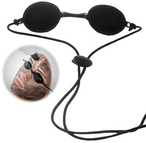 Solarium Brille,UV Schutzbrille,UV Brille,Infrarot Schutzbrille Rotlichtlampe,Schutzbrille,Rotlichtlampe Schutz Augenklappe,Solarium für Therapie Solariumbrille Augenschutz,Solarium Brille UV Schutz