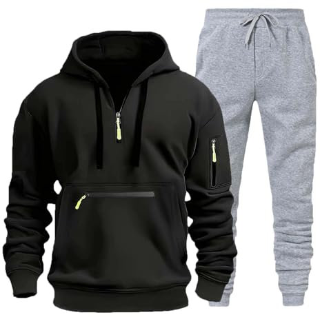 Tuta da Uomo/Donna - Sportiva Jogging Suit Giacca Felpa con Cappuccio Hoodie Y2K Hip-Hop Tracksuit Moda Stampa Felpa+Pantaloni Uomo Completo Tuta in Casa Originali Tuta da Uomo e Donna