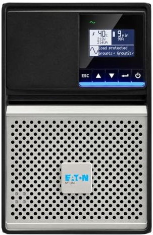 Eaton 5P 1550i - Gen 2 - USV - Tower - Wechselstrom 200/208/220/230/240 V - 1350 Watt - 1550 VA - 1-phasig - 9 Ah - RS-232, USB - Ausgangsanschlüsse: 8 - Schwarz/Silber