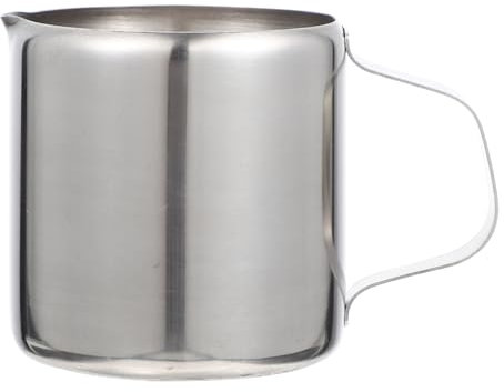 GRIRIW Milchaufschäumkrug Aus Tragbarer Dampfkrug Für Kaffee Cappuccino Latte Und Heiße Küchenmilchkrug Mit Ergonomischem Griff Für Einfachen Gebrauch