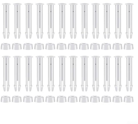 Plastic Pool Joint Pins Designed for INTEX Rectangular Pools 24 Pieces for Smooth Movement