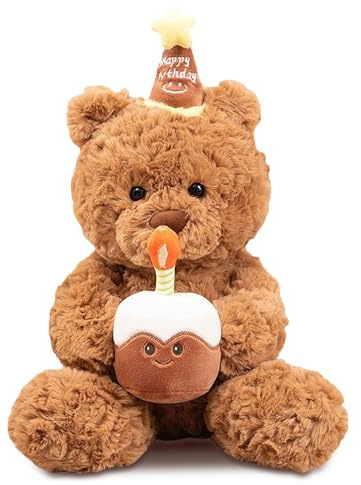 Teddybär Plüschtier, Teddy Kuscheltier, Happy Birthday Stofftier