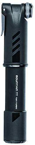 TOPEAK Handpumpe Mountain TT Twin Turbo, Schwarz, TMTT-1
