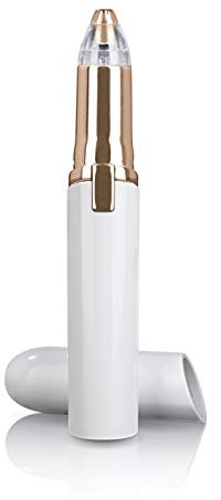 Vital Maxx VITALmaxx Haarentferner Perfect Shave Augenbrauen | Haarentfernung ohne Rötung & Schmerzen, Kabelloser Batteriebetrieb | 1,5 V [rose/weiß], 2048, 1 Stück (1er Pack)