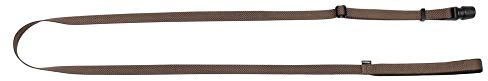GOLEYGO Hundeleine Flat, Braun Größe M 1,4-2m, Sicherer Magnetverschluss, Inkl. Adapter-Pin, Hundeleine für kleine & große Hunde bis 60kg, Maximale Belastung 200kg