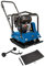 Scheppach Benzin Rüttelplatte HP2200S - 25 kN | 6.5PS | 104 kg | 35cm Verdichtungstiefe | Vorlaufgeschwindigkeit 25 m/min | Plattengröße 550x440 mm | inkl. Fahrvorrichtung & Gummimatte (für Pflaster)