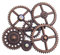 PAPSTAR NEU Brosche Steampunk Zahnräder, zum Anstecken