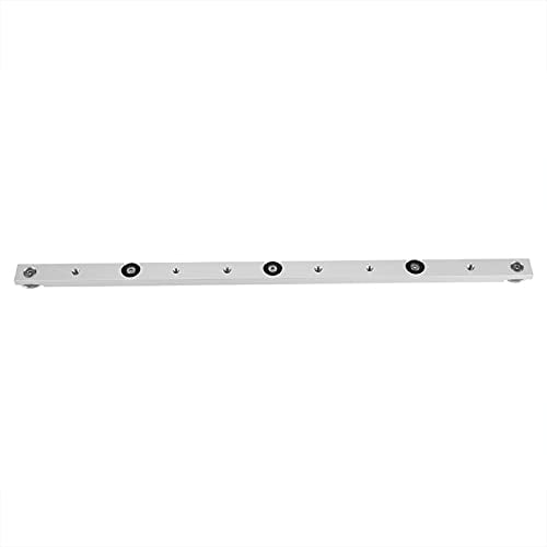 T-Track Miter Track, Aluminium Alloy T Screw Fixture Slot Miter Bar Slider Table Saw Miter Gauge Rod Woodworking Tool for Building Jigs (300 Miter Bar)