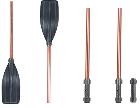 Remo Desmontable para Kayak, Aluminio con Palas Polipropileno Reforzado Remi Barco Desmontables, remos densos para Barcos, Kayak y Tablas 50,4/61 Pulgadas