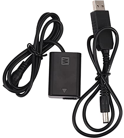 Np-Fw50 Simulierte Batterie W/DC Bank (5V 2A) USB Adapter für A7R, A7, A7S, A7S II,A5000,A5100,A6000,A6500,A33,A35,A55,Alpha Nex-3,Nex-5,Nex-7, Rx10 II
