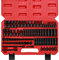 CASOMAN 1/4 Inch Drive Master Impact Socket Set with Adapters, U-Joint, Extensions & Torx Socket, 86-Piece, 6-Point, SAE/Metric, Standard/Deep, CR-V