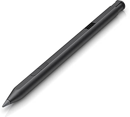Stylo inclinable MPP 2.0 rechargeable compatible avec les appareils à écran tactile HP avec corps magnétique, pression de niveau 4096 et rejet de la paume (noir, 3J122AA)