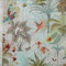 Kt KILOtela - Digitaler bedruckter Segeltuchstoff, Halbpanama Bio-Baumwolle, Dekoration, Polsterung, Kissen, Tischdecken, 100 cm Länge x 280 cm Breite, Tropical Tribute, Grau - 1 Meter