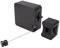 PenRux Corde à Linge Rétractable, 6 M, Robuste, en Acier Inoxydable 304, Ligne de Séchage Amovible, Portable, Réglable, pour la Maison, Les Voyages, Le Camping (9026B Noir)