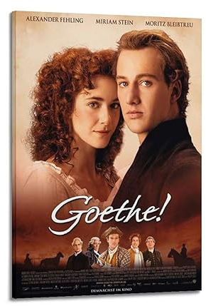 VZRSQZK Filmposter The Sorrows of Young Goethe, dekoratives Gemälde, Leinwand-Wandposter und Kunstdruck, modernes Familienschlafzimmer-Dekor-Poster, 40 x 60 cm