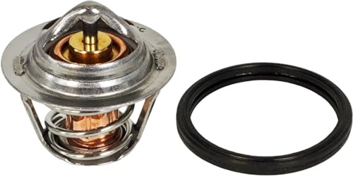 XYZIL Thermostat CH15536 129350-49800 compatible avec John Deere 655 650 670 750 755 756 855 856 850 950 1050 770 4010 355D 41 ℃ 30 45 5 GX355 Compatible avec Yanmar 3TNA72E