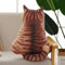 POPUPWAVE Katze Rücken Plüsch Kissen Katzenform Boden Kissen süße Stuff Sitzpolster 16,9 Geschenk für Erwachsene Kinder Cartoon Stuhl Kissen Stuhl Pad für Sofa Schlafzimmer (Trixie Katze)