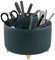 Stiftehalter Schreibtisch Organizer, 360 Grad Stiftehalter Drehbar, Stifte Organizer mit 5 Fächern, 360° Drehbar Stifthalter, Make-up Organizer für Büro Zuhause Schule Schreibwaren Aufbewahrung