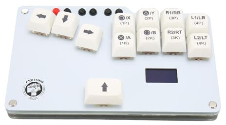 Yunir Aracade Fight Stick, Fighting Box-Tastatur mit Cheery MX-Schaltern, für PC, für PS3, für für SteamDeck, für MiSTerFPGA, für Android usw.