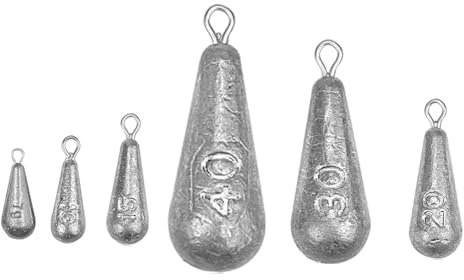 JJiaoLinin Angelblei,56 Stück Birnenblei Angeln Tropfenform Angelblei Grundblei Angelblei Grundblei Blei Angeln Set Birnenblei Sortiment Angelblei Grundblei Laufblei 7g/10g/15g/20g/30g/40g