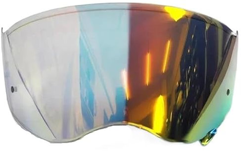 EVURU Visiera a Lente per Moto Protezione Antivento per Sh&OE&I Ho&RN&ET ADV Ra&ll&y Casco Moto Occhiali Moto Casco CNS-2 Visiera per Visione Notturna Visiera fotocromatica(Photochromic Red)