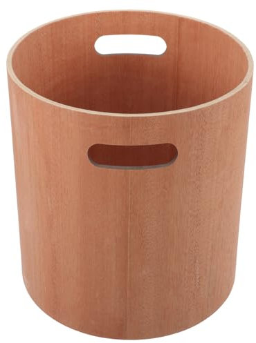 Warmhm Rustikaler Schreibtisch-papierkorb Aus Holz Im Japanischen Design Tragbarer Mehrzweck-mülleimer