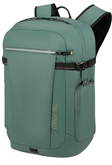 American Tourister Upventure - Laptop Rucksack 17.3 Zoll, 49.5 cm, 32 L, Grün (Dark Forest)