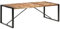 Xichuzi Esstisch 220x100x75 cm Massivholz mit Palisander-Finish, Küchentisch, Esszimmertisch, Dining Table, Kitchen Table, Esszimmer Tisch, Sitzecke, Essen Tisch