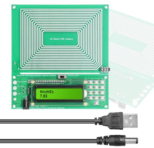 VISLONE Generatore di onde Schumann,generatore di impulsi a bassa frequenza 7,83 Hz, frequenza regolabile 0,001 Hz-200 kHz, generatore di onde Schumann alimentato da interfaccia USB