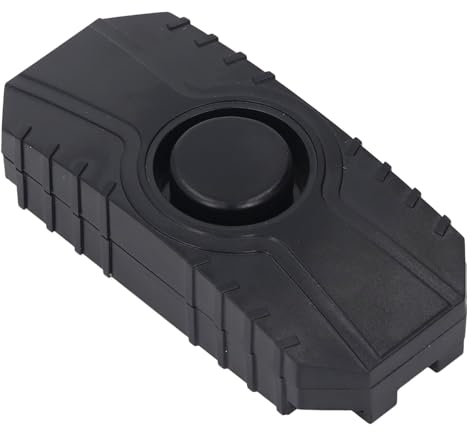 Wireless Bike Alarm with 2pcs Remote, Security Vibration Motion Sensor Alarm, 110-115dB, 6 Alarm Sounds, Rechargeable Bike Anti Theft Alarm for Electric Bikes