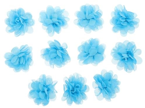 Lurrose 10 Stück Kunstblumen Zum Basteln Hochzeitsdekorationen Künstliche Netzblumen Kunstblumen Für Die Heimdekoration