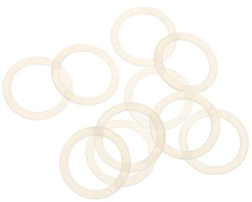 predolo 10er Packung Transparente Silikonringe für Schnuller - Clevere Ergänzung für Kleinkinder