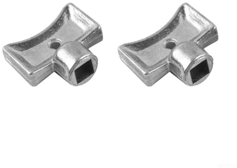 Yuanpgky Llave de purga de radiador cuadrada de 5 x 5 mm, herramienta de ventilación de calefacción de aleación de zinc para radiadores estándar con diseño compacto y para un fácil funcionamiento (A)