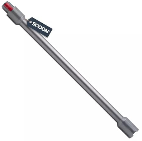 SQOON® Elektrisches Saugrohr kompatibel mit Dyson V7 V8 V10 V11 V15, Verlängerungsrohr 72 cm, Ersatzteil 969109-01, Staubsaugerrohr Zubehör (Grau/Anthrazit)