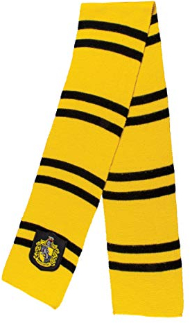 Disguise Unisex-Erwachsene Hufflepuff Kostümzubehör, Farben mit Hausmotiv, 60 Inch Length