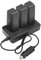 Dinglong Accessoires UAV,pour Parrot ANAFI Drone Multi-Batteries Balance Chargeur Rapide Adaptateur et Chargeur de Voiture