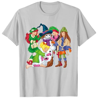 Bibi Blocksberg - Weihnachten - Junghexen Schneemann T-Shirt