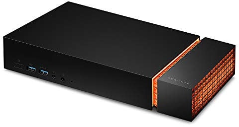 Seagate FireCuda Gaming Dock, 4TB HDD, Thunderbolt 3-Dock, PC-Gaming, NVMe-SSD erweiterbar, LED Beleuchtung, inkl. 3 Jahre Rescue Service, Modellnr.: STJF4000400