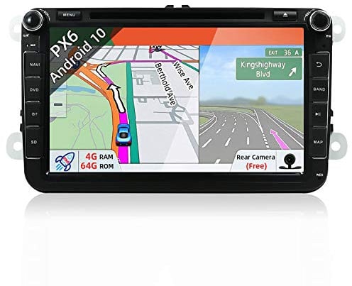 JOYX Android 12 Autoradio Passt für VW Passat/Golf/Skoda/Seat - GPS 2 Din - Rückfahrkamera Canbus KOSTENLOS - 4G+64G - 8 Zoll - Unterstützen DAB+ Lenkradsteuerung 4G WiFi Bluetooth Mirrorlink USB