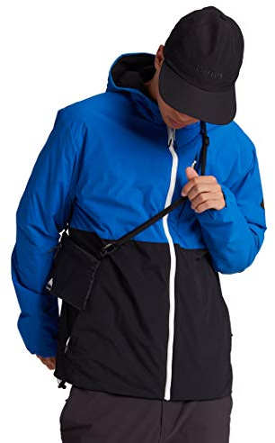 Burton Mens Multipath Hooded Insulated Jacket, Lapis Blue/True Black, Medium