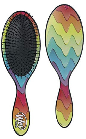 Wet Brush Original Haarbürste mit ultraweichen Borsten für Damen, Herren und Kinder, sanftes Entwirren für nasses oder trockenes Haar, mehrfarbiges Schmelzen