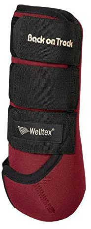 Back on Track® Welltex Arbeitsgamaschen Opal Hindleg Exercise Boot Dunkelrot (S)