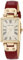 Anne Klein Women's Leather Strap Watch, AK/3752 Red/Gold