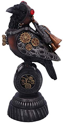 Nemesis Now Steampunk Rivet Raven Figur, 24 cm, Bronze