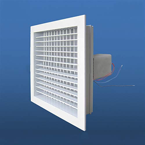 Lcuihong-Lüftungsabdeckung Feinjustierbaren Jalousie Entlüfter Grille, Panzer Legierung Lamellenluft Variable Strömungsöffnung 250 * 300 250 * 300 350 * 350 400 * 400 Breite Anwendungen