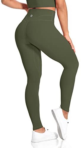 Desol Damen Yogahose mit 3 Taschen,Hohe Taille Sport Leggings Lange Yoga Pants Blickdicht Yogatights Fitnesshose